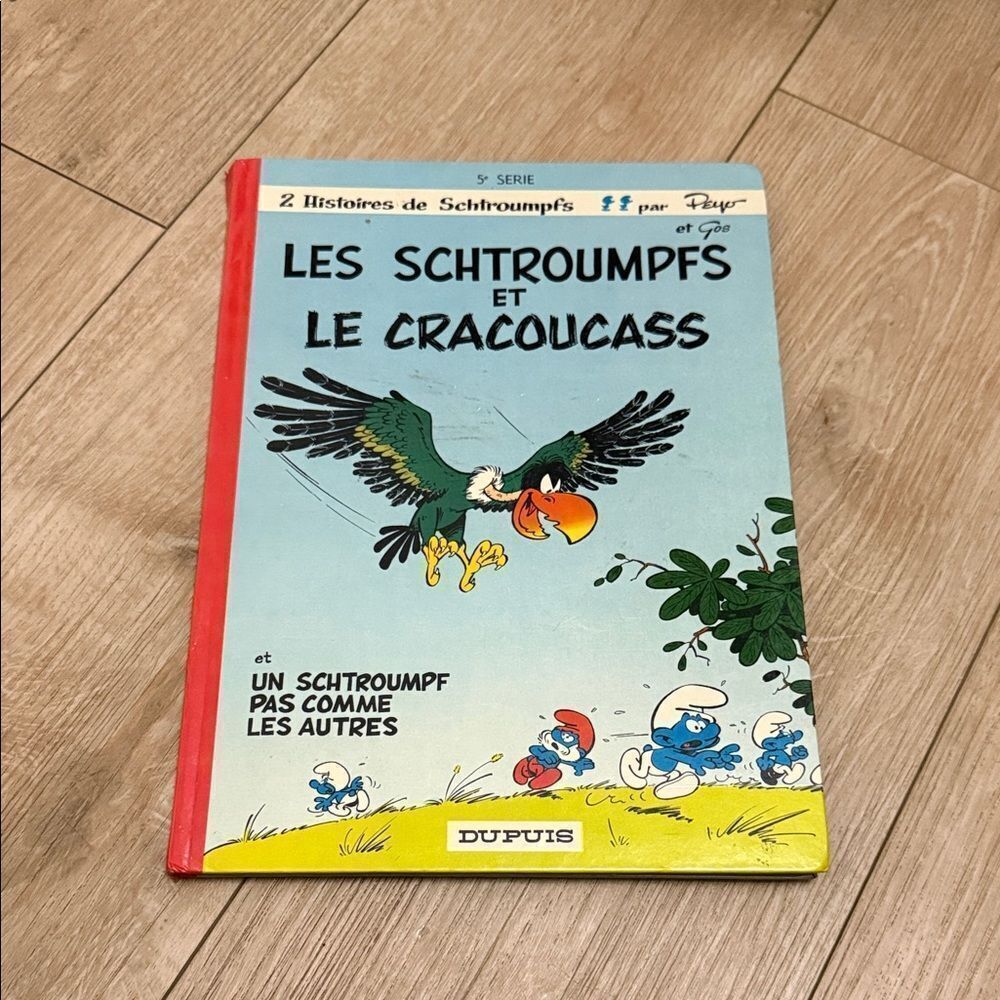 Vintage Les Schtroumpfs et le Cracoucass Comic Book